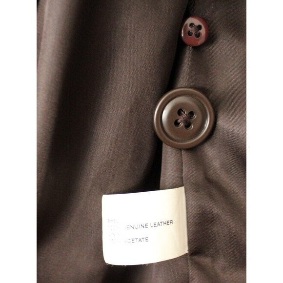 VTG Mens Size XL GAP Brown Suede Leather Jacket 2003 - Picture 6 of 14